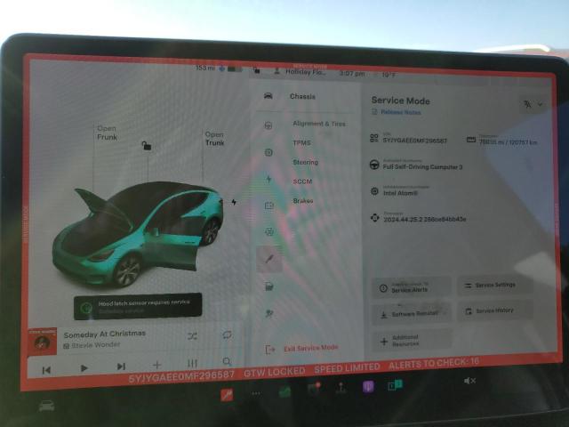 Photo 9 from auction – 2021 TESLA MODEL Y with VIN 5YJYGAEE0MF296587