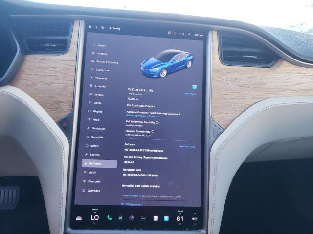 Photo 9 from auction – 2020 TESLA MODEL S with VIN 5YJSA1E29LF364087