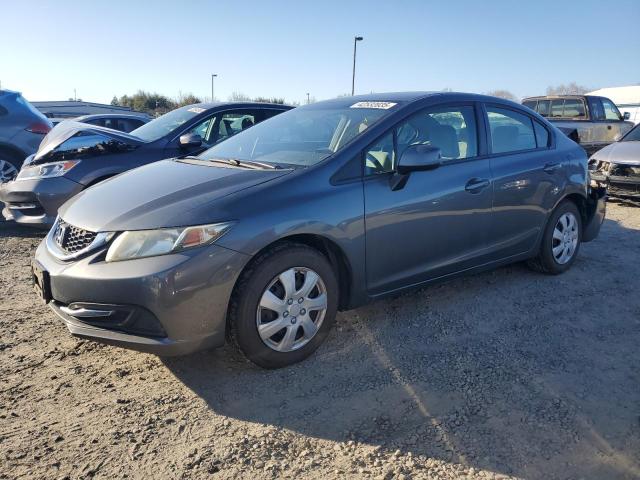 HONDA CIVIC LX 2013 with VIN 19XFB2F54DE259607 - Photo from auction