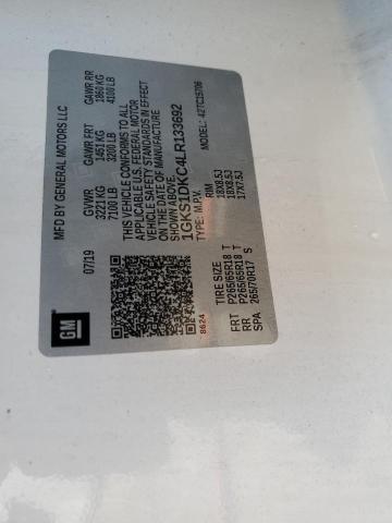 Photo 14 from auction – 2020 GMC YUKON SLT with VIN 1GKS1DKC4LR133692