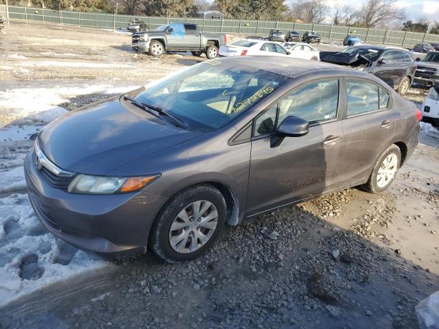 HONDA CIVIC LX 2012 with VIN 19XFB2F53CE043505 - Photo from auction