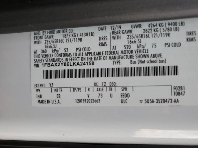Photo 14 from auction – 2020 FORD TRANSIT T- with VIN 1FBAX2Y86LKA24158