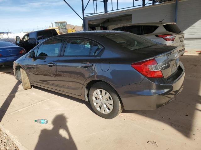 Photo 2 from auction – 2012 HONDA CIVIC LX with VIN 19XFB2F59CE388859