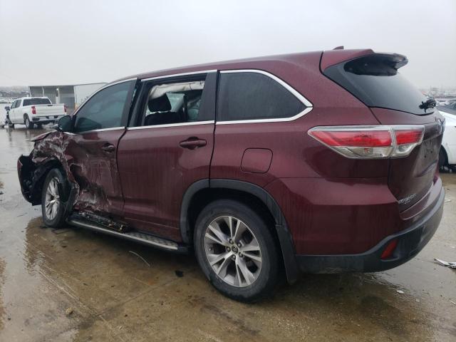 Photo 2 from auction – 2016 TOYOTA HIGHLANDER with VIN 5TDZKRFH2GS132297
