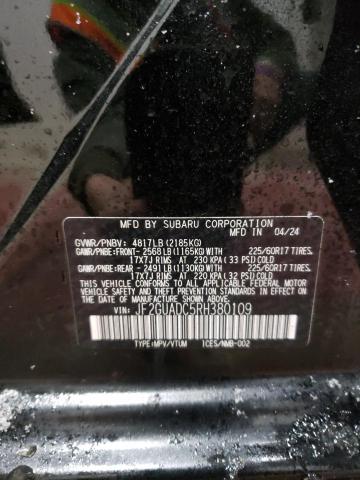Photo 14 from auction – 2024 SUBARU CROSSTREK with VIN JF2GUADC5RH380109