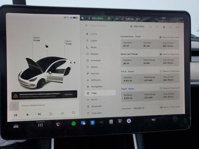 Photo 9 from auction – 2020 TESLA MODEL 3 with VIN 5YJ3E1EA2LF658625