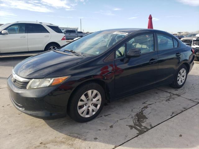 HONDA CIVIC LX 2012 with VIN 2HGFB2F52CH569677 - Photo from auction