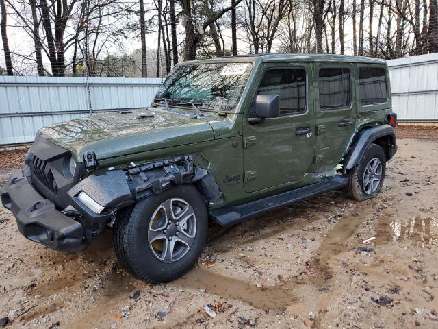 JEEP WRANGLER U 2022 with VIN 1C4HJXDG2NW201368 - Photo from auction