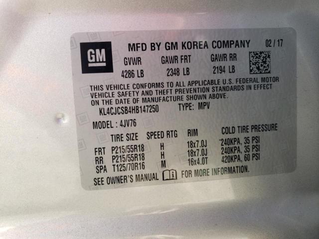 Photo 14 from auction – 2017 BUICK ENCORE ESS with VIN KL4CJCSB4HB147250