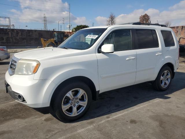 HONDA PILOT EXLN 2014 with VIN 5FNYF3H77EB018900 - Photo from auction