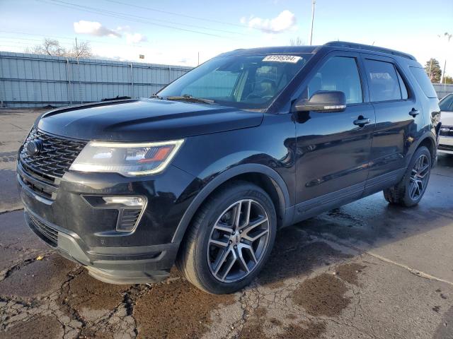FORD EXPLORER S 2018 with VIN 1FM5K8GT3JGA45274 - Photo from auction