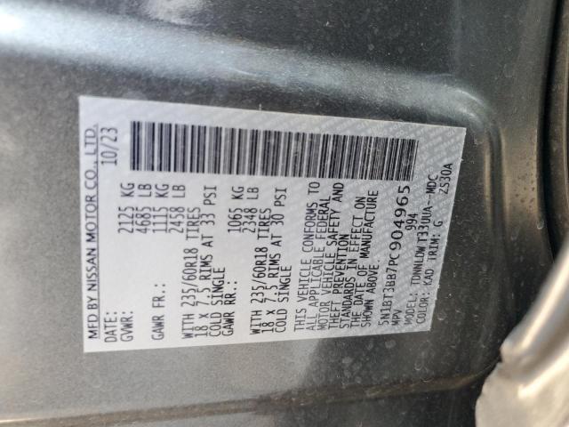 Photo 14 from auction – 2023 NISSAN ROGUE SV with VIN 5N1BT3BB7PC904965