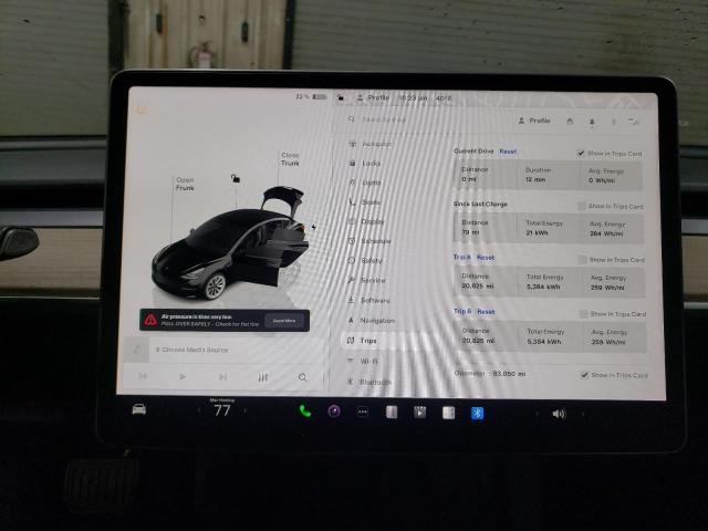 Photo 9 from auction – 2022 TESLA MODEL 3 with VIN 5YJ3E1EA4NF371211