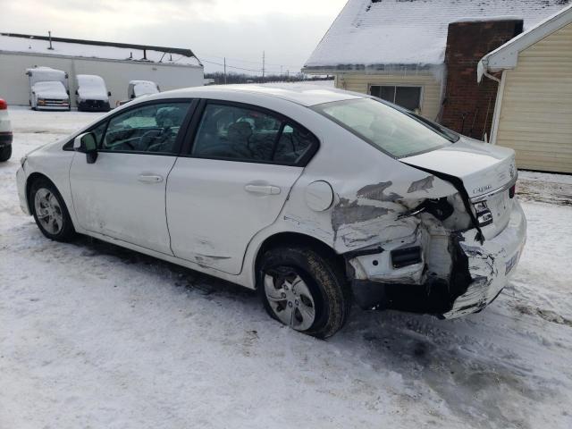 Photo 2 from auction – 2013 HONDA CIVIC LX with VIN 19XFB2F56DE216337