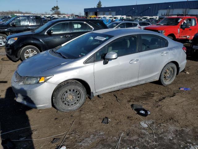 HONDA CIVIC LX 2013 with VIN 19XFB2F56DE010192 - Photo from auction