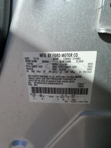 Photo 14 from auction – 2011 FORD EDGE LIMIT with VIN 2FMDK3KC5BBA59272