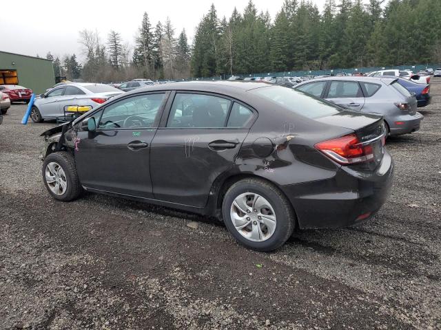 Photo 2 from auction – 2013 HONDA CIVIC LX with VIN 19XFB2F56DE264596