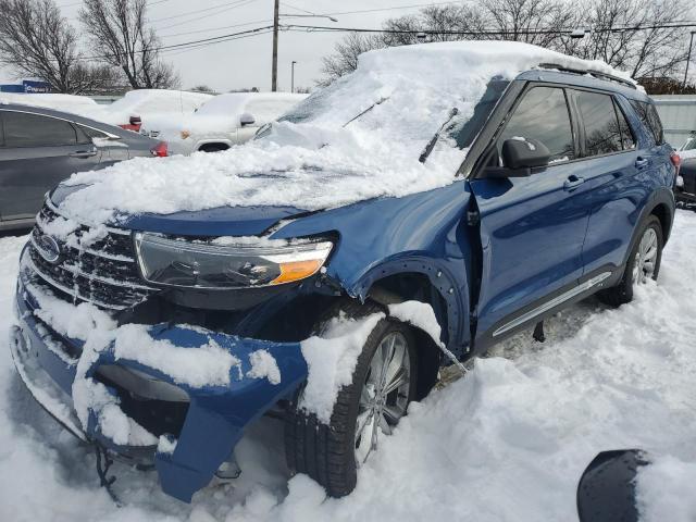 FORD EXPLORER X 2020 with VIN 1FMSK8DH5LGC77686 - Photo from auction