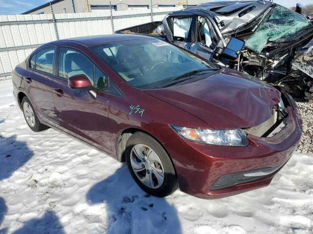 Photo 4 from auction – 2013 HONDA CIVIC LX with VIN 19XFB2F50DE080741