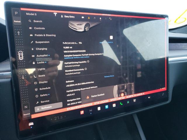 Photo 9 from auction – 2023 TESLA MODEL S with VIN 5YJSA1E53PF500259