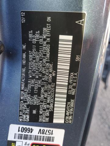 Photo 14 from auction – 2013 TOYOTA SIENNA with VIN 5TDKK3DC5DS326162