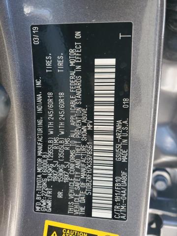 Photo 14 from auction – 2019 TOYOTA HIGHLANDER with VIN 5TDBZRFH7KS978561