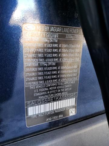 Photo 14 from auction – 2019 LAND ROVER RANGE ROVE with VIN SALGS5RE1KA555985