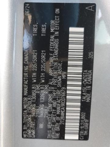Photo 14 from auction – 2024 LEXUS RX 350 BAS with VIN 2T2BAMCA1RC076679