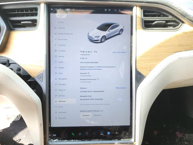 Photo 9 from auction – 2021 TESLA MODEL S with VIN 5YJSA1E23MF419182