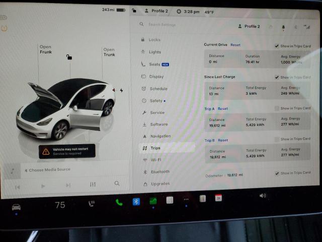Photo 9 from auction – 2023 TESLA MODEL Y with VIN 7SAYGDEE7PF660738