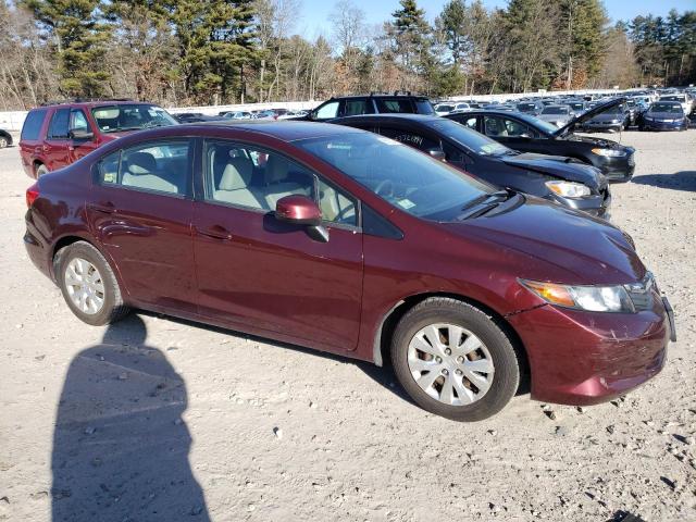 Photo 4 from auction – 2012 HONDA CIVIC LX with VIN 19XFB2F55CE362338