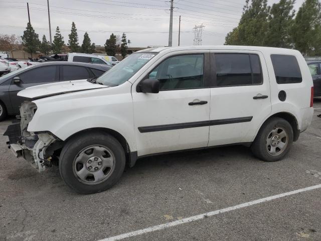 HONDA PILOT LX 2013 with VIN 5FNYF3H29DB042859 - Photo from auction