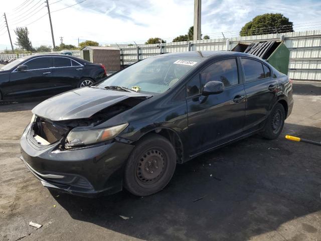 HONDA CIVIC LX 2013 with VIN 19XFB2F50DE052289 - Photo from auction