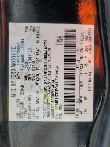 Photo 14 from auction – 2010 FORD EXPLORER E with VIN 1FMEU7EE9AUB13152