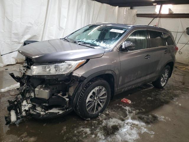 TOYOTA HIGHLANDER 2018 with VIN 5TDJZRFH8JS905600 - Photo from auction