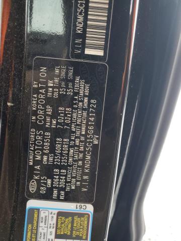 Photo 14 from auction – 2016 KIA SEDONA EX with VIN KNDMC5C15G6141728