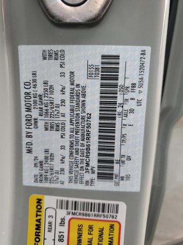 Photo 14 from auction – 2024 FORD BRONCO SPO with VIN 3FMCR9B61RRF50762