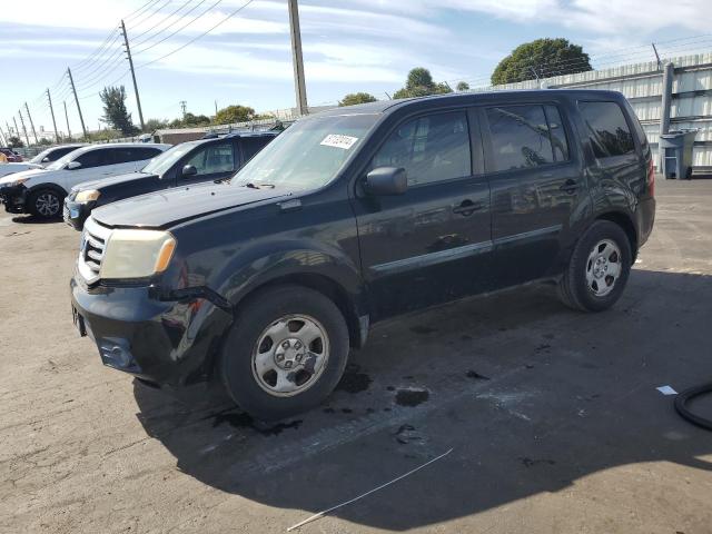 HONDA PILOT LX 2012 with VIN 5FNYF3H23CB009225 - Photo from auction