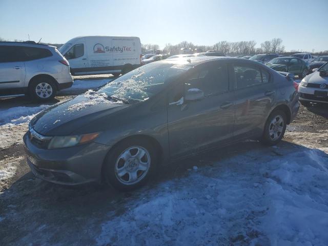 HONDA CIVIC EXL 2012 with VIN 2HGFB2F91CH500210 - Photo from auction