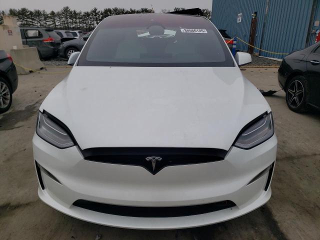Photo 5 from auction – 2022 TESLA MODEL X with VIN 7SAXCAE53NF358270