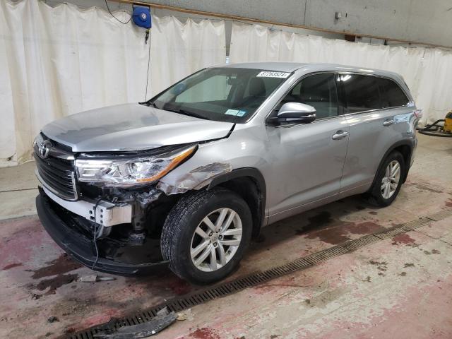 TOYOTA HIGHLANDER 2014 with VIN 5TDBKRFH8ES026726 - Photo from auction
