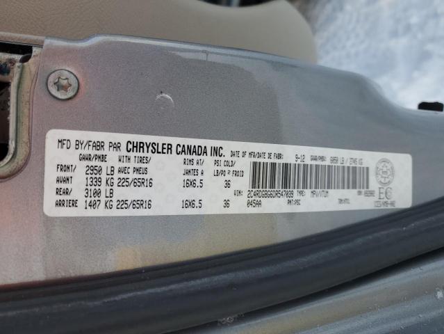 Photo 14 from auction – 2013 DODGE GRAND CARA with VIN 2C4RDGBG6DR547039
