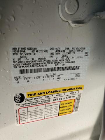 Photo 14 from auction – 2024 FORD EXPEDITION with VIN 1FMJU2A86REA28342