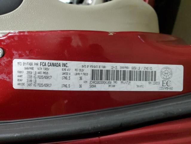 Foto 14 de la subasta – 2016 DODGE GRAND CARA con VIN 2C4RDGBG3GR241050