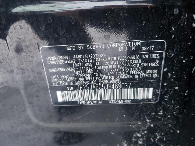 Photo 14 from auction – 2018 SUBARU FORESTER 2 with VIN JF2SJAEC5JH469037