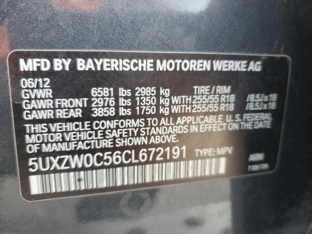 Photo 14 from auction – 2012 BMW X5 XDRIVE3 with VIN 5UXZW0C56CL672191
