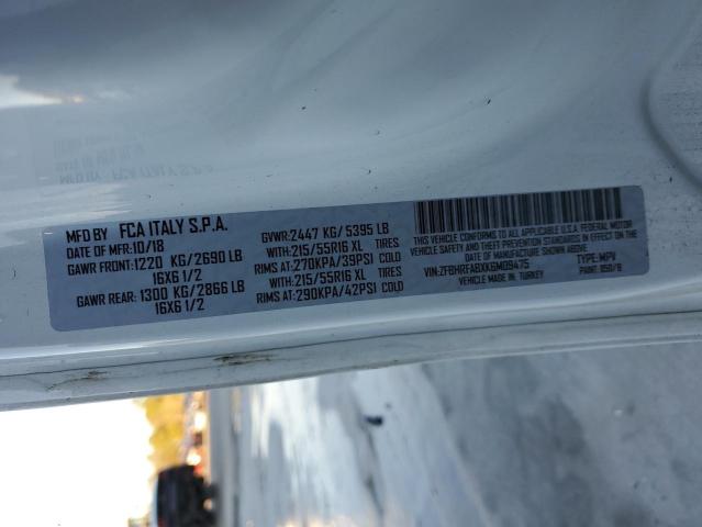 Photo 14 from auction – 2019 RAM PROMASTER with VIN ZFBHRFABXK6M09475