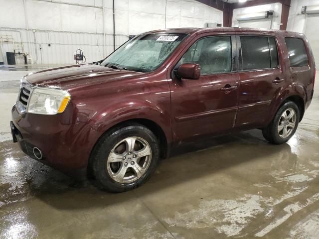 HONDA PILOT EXL 2012 with VIN 5FNYF4H55CB080555 - Photo from auction