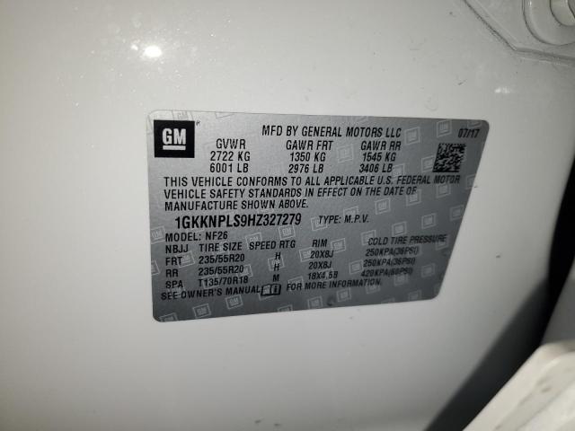 Photo 14 from auction – 2017 GMC ACADIA DEN with VIN 1GKKNPLS9HZ327279
