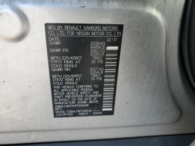 Photo 14 from auction – 2017 NISSAN ROGUE S with VIN KNMAT2MT0HP559496